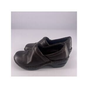 B.O.C. Born Concept Shoe Womens Size 7.5 Brown Leather Loafer Slip On Comfort